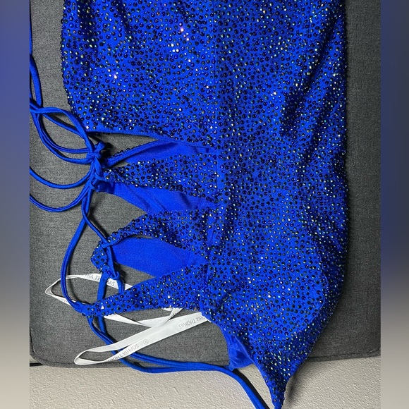 Royal Blue Sophia Thomas dress size 0 - Picture 14 of 16